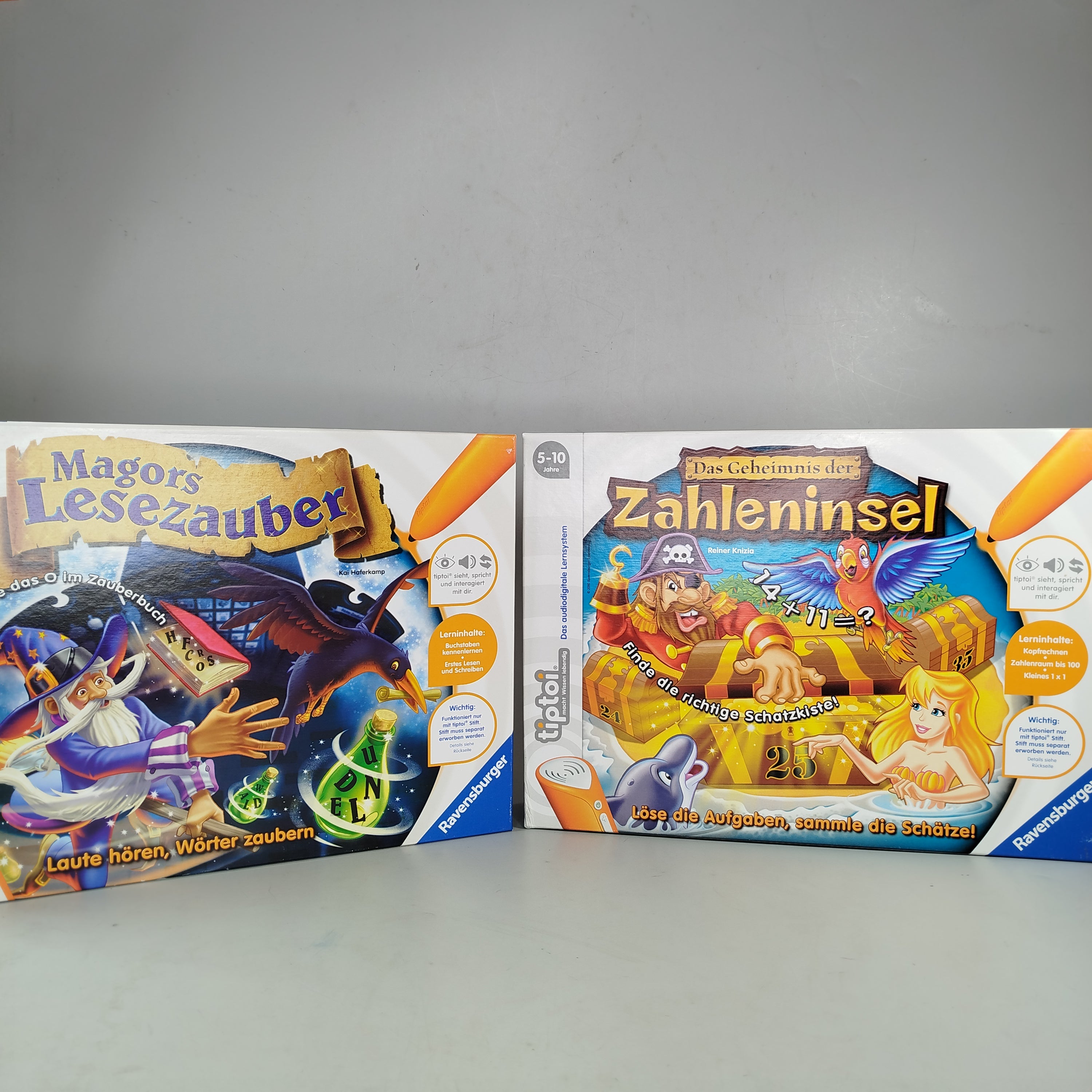 Ravensburger Kinderlernspiel Set - Magors Lesezauber & Zahleninsel